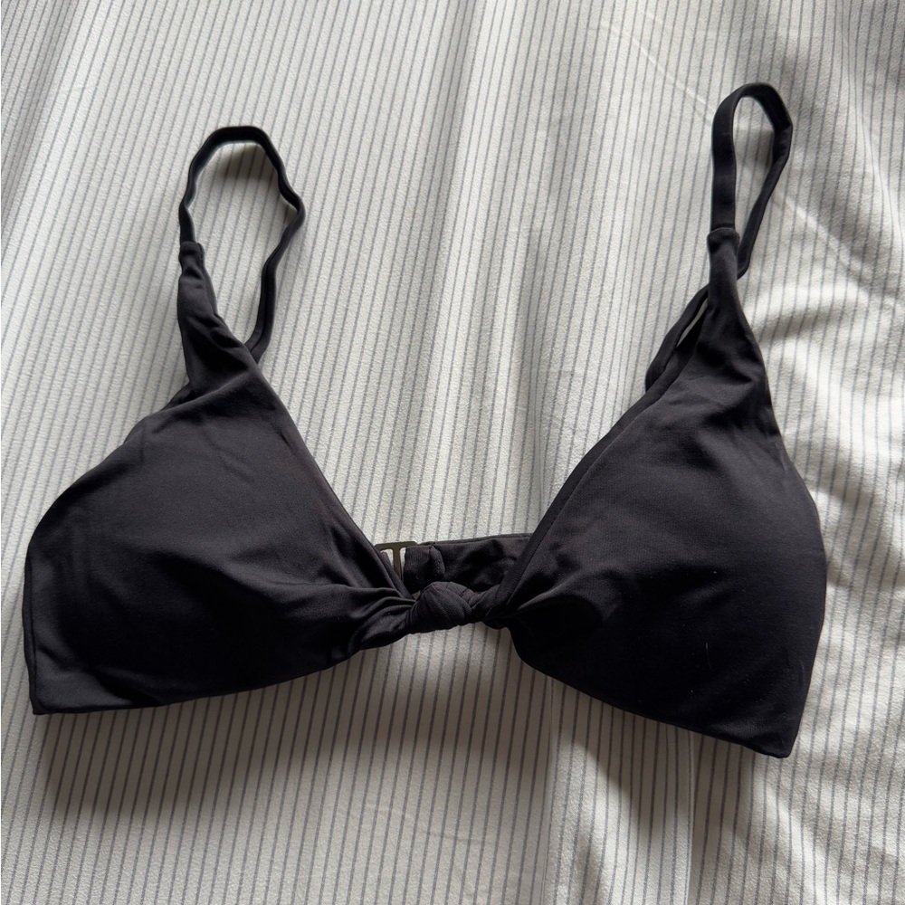 Tie front bikini top